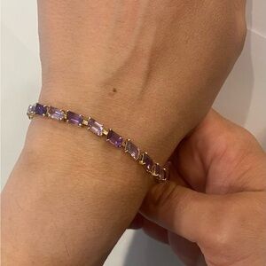 Beautiful amethyst bracelet